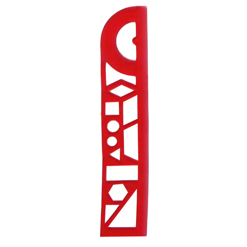 خط کش 30 سانتی متر مدل نقاله دار ژله ای