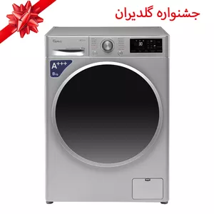 ماشین لباسشویی جی پلاس مدل GWM-L807S ظرفیت 8 کیلوگرم - مخصوص جشنواره گلدیران