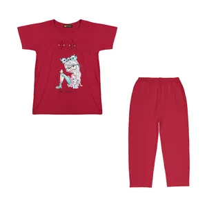 ست بلوز و شلوار دخترانه خرس کوچولو مدل 2011303-72