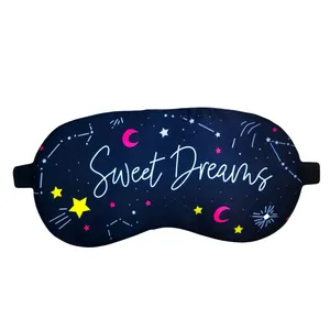 چشم بند خواب مدل کمپرس دار طرح sweet dream