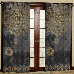 پرده مدل مخمل پانچی کد 4276T2 سایز 200x140 سانتی متر