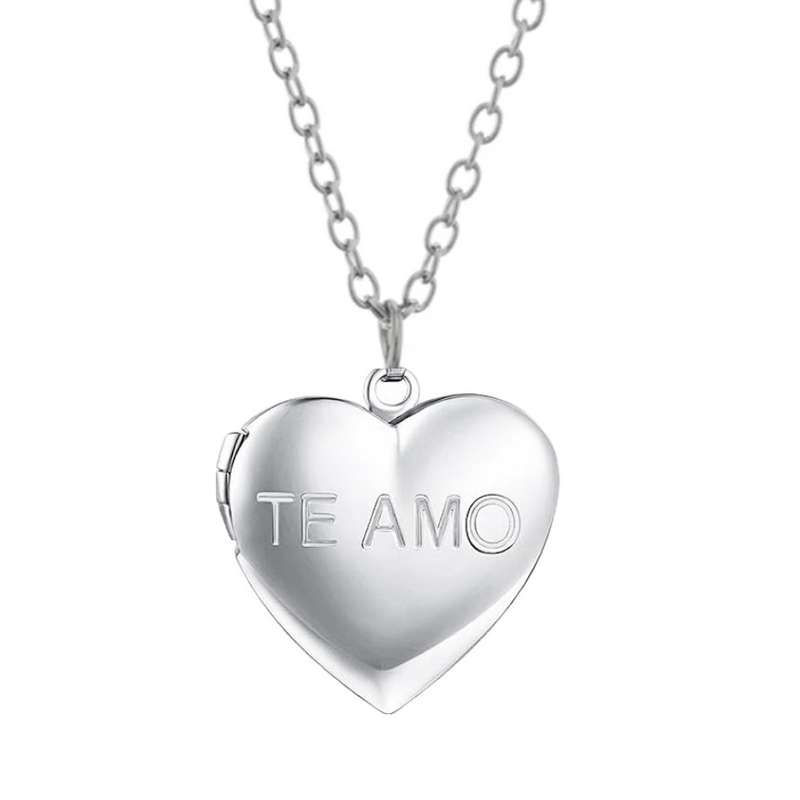 گردنبند زنانه مدل لاکت قلب کد Te Amo 489 گردنبند زنانه مدل لاکت قلب کد Te Amo 489