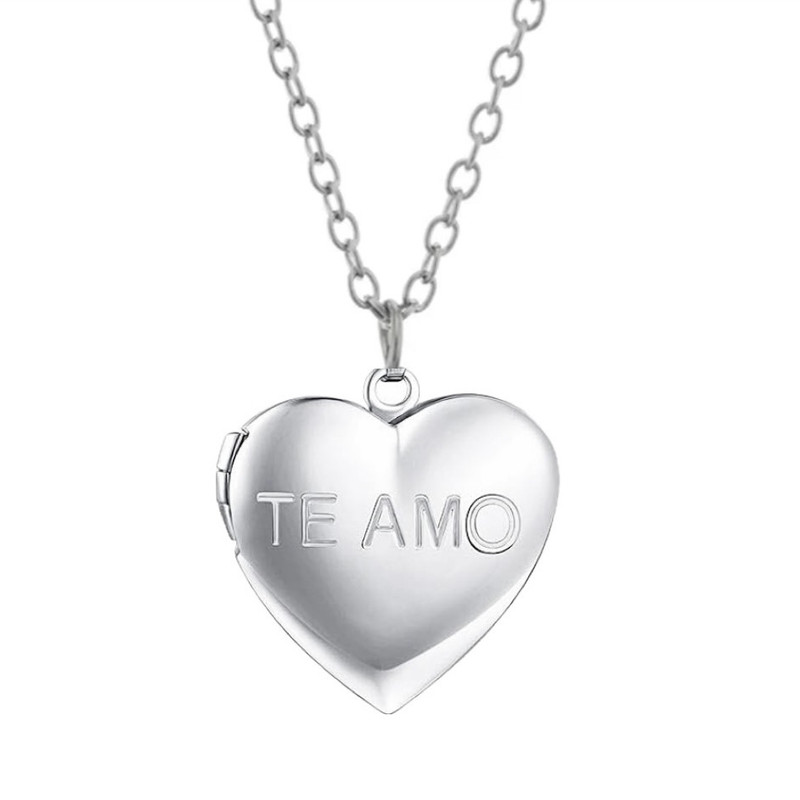گردنبند زنانه مدل لاکت قلب کد Te Amo 489 گردنبند زنانه مدل لاکت قلب کد Te Amo 489