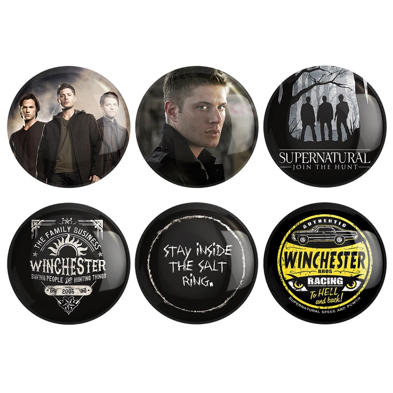 مگنت خندالو طرح سریال سوپرنچرال Supernatural کد 1546A مجموعه 6 عددی