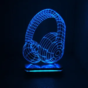  چراغ خواب سان لیزر طرح هدفون مدل کلید دار