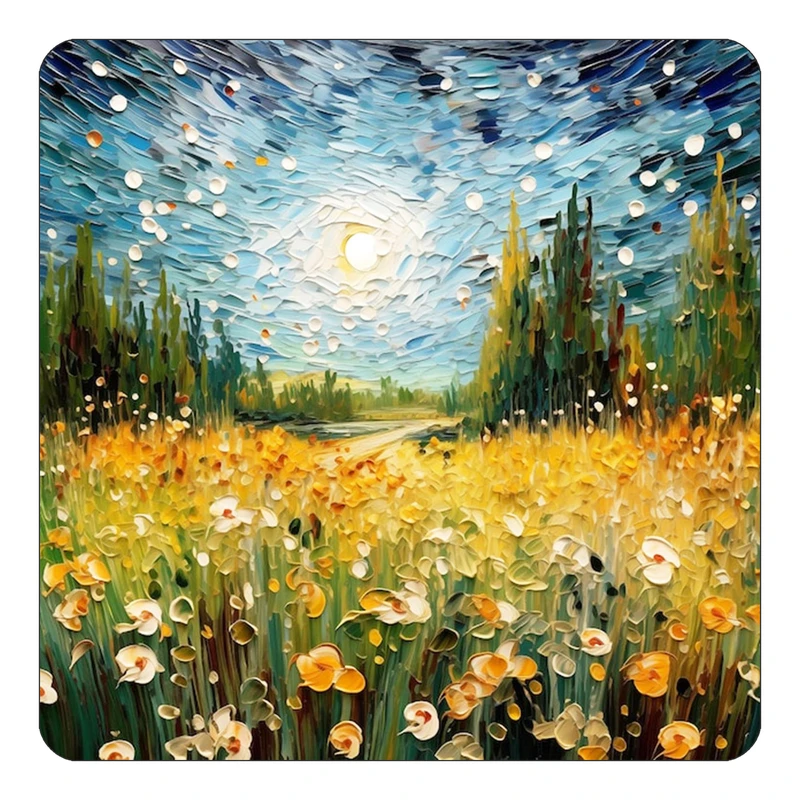 مگنت کاکتی طرح نقاشی رنگ روغن مدل mp70588