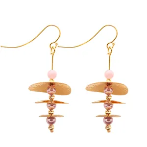 گوشواره طلا 18 عیار زنانه گالری مرجان مدل 1035