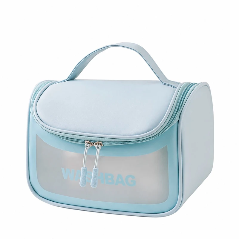 کیف لوازم آرایش زنانه مدل صندوقی طرح Washbag
