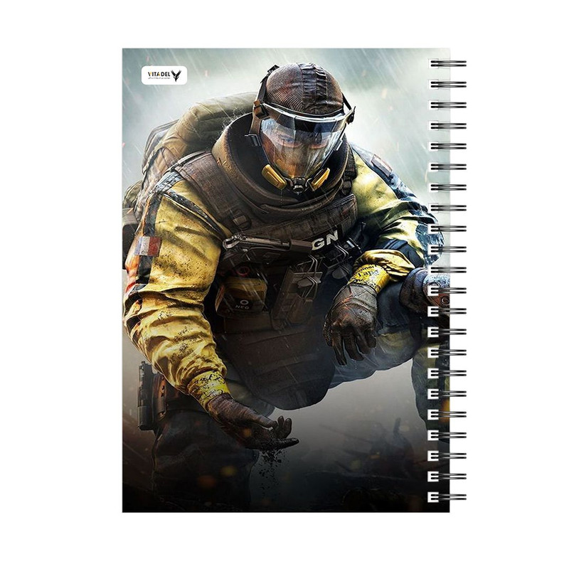 دفتر 120 برگ ویتادل طرح رنبوسیکس مدل 7