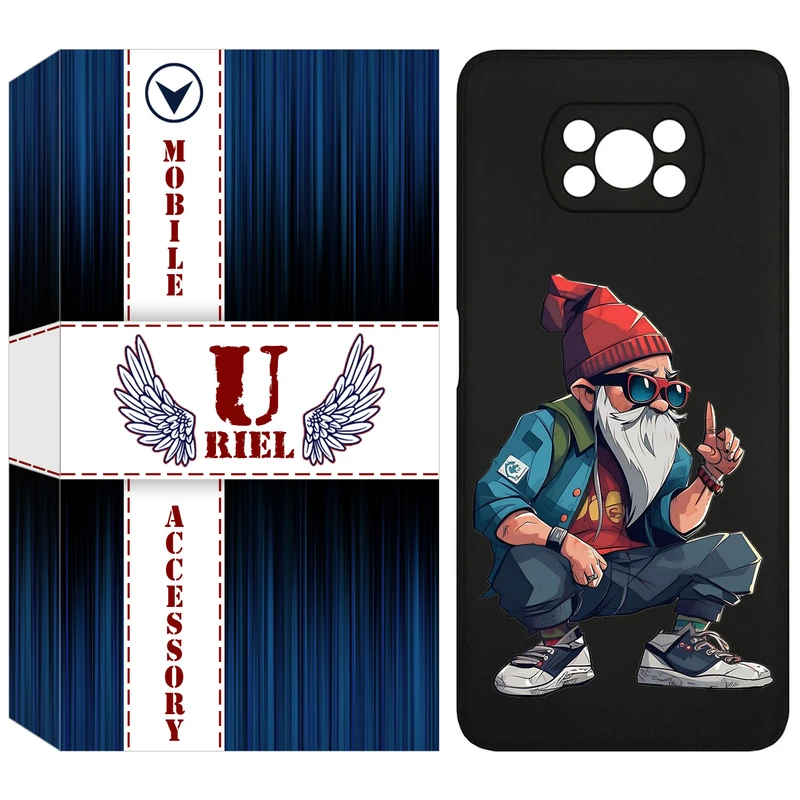 کاور یوریل مدل KSH کد 48 طرح پیرمرد مناسب برای گوشی موبایل شیائومی Poco X3 / Poco X3 Pro