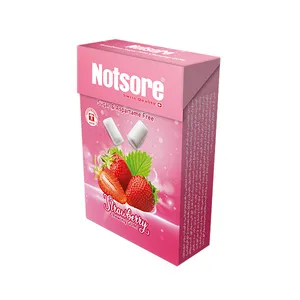 آدامس دراژه بدون شکر توت فرنگی ناتسور - 21 گرم