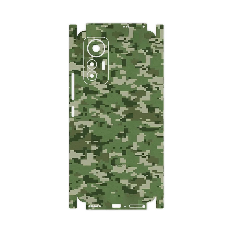 برچسب پوششی ماهوت مدل Army_Green_Pixel-FullSkin مناسب برای گوشی موبایل شیائومی 12 Lite