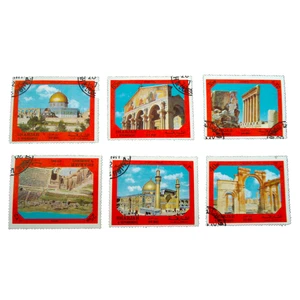 تمبر یادگاری طرح تاریخی کد tar-544 مجموعه 6 عددی