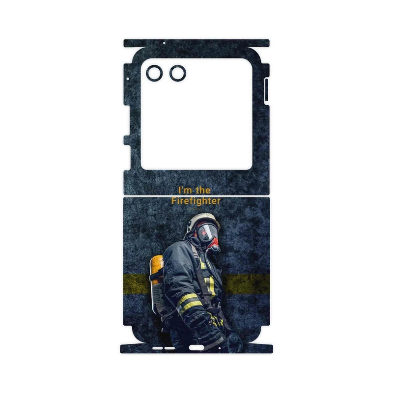 برچسب پوششی ماهوت مدل Firefighter-FullSkin مناسب برای گوشی موبایل موتورولا Razr 40 Ultra