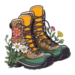 برچسب لپ تاپ پویا مارکت طرح چکمه کد 3501