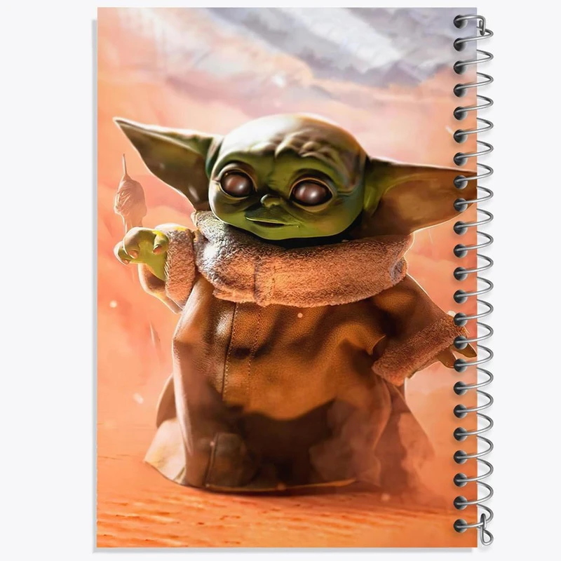 دفتر نقاشی 50 برگ خندالو مدل یودا سریال جنگ ستارگان کد 26075