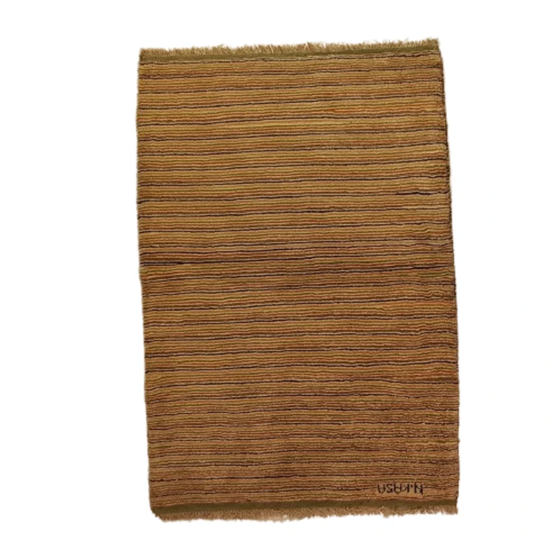 گبه فرش دستباف یک ونیم متری  مدل بافت قشقای شیراز کدNKP.Z.N67