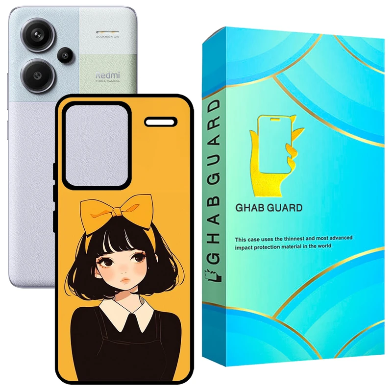 کاور قاب گارد طرح دختر مدل GCHPN13PL مناسب برای گوشی موبایل شیائومی Redmi Note 13 Pro Plus