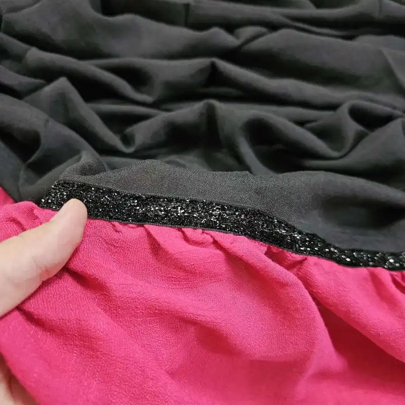 شال زنانه مدل چیندار دامنی