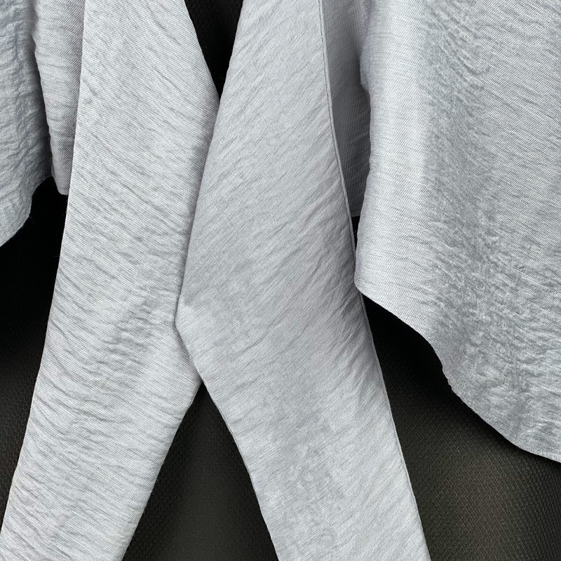 شومیز زنانه مدل گره ای کد AK1028 رنگ طوسی