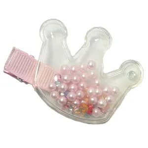 گیره مو دخترانه مدل حبابی تاج