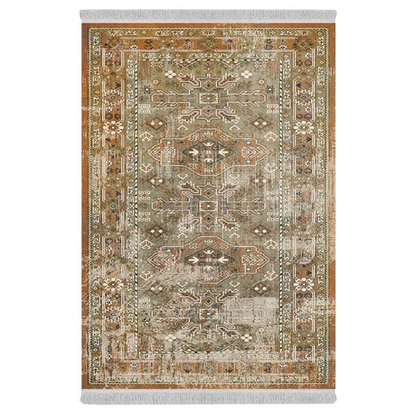 فرش پارچه‌ای دفه مدل فرشینه طرح مدرن کد 583