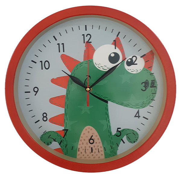 ساعت دیواری کودک مدل دایناسور کد 0803