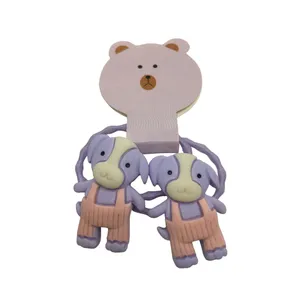 کش مو دخترانه مدل Toy Caw بسته 2 عددی