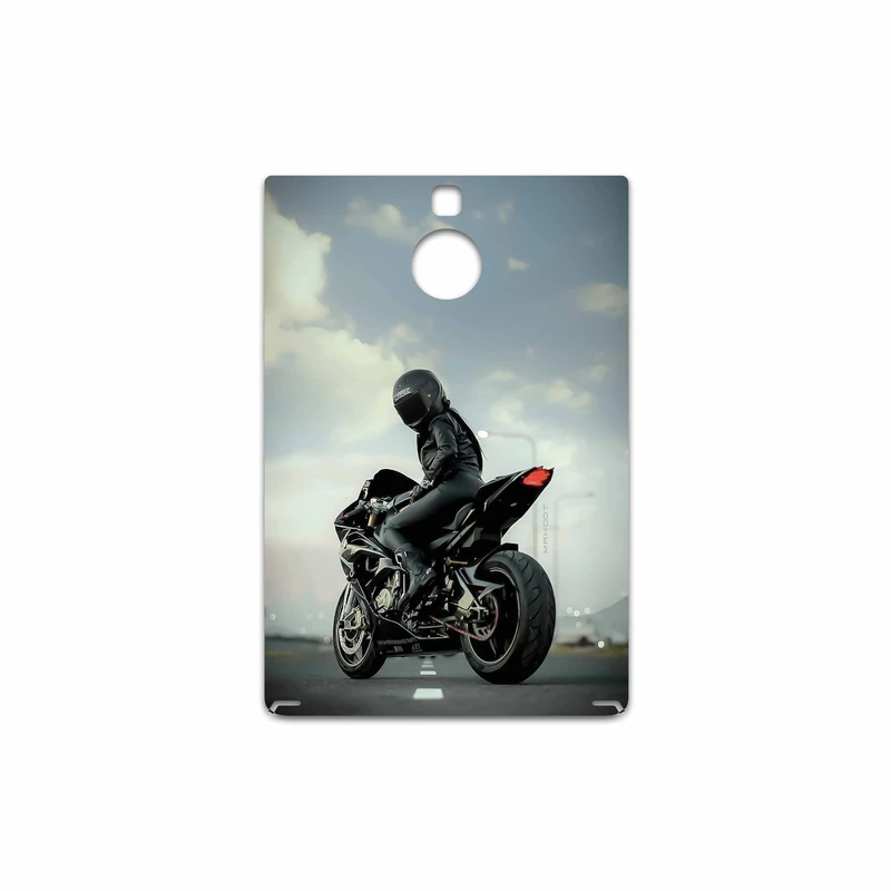 برچسب پوششی ماهوت مدل Motorcycling مناسب برای گوشی موبایل بلک بری Passport Silver Edition
