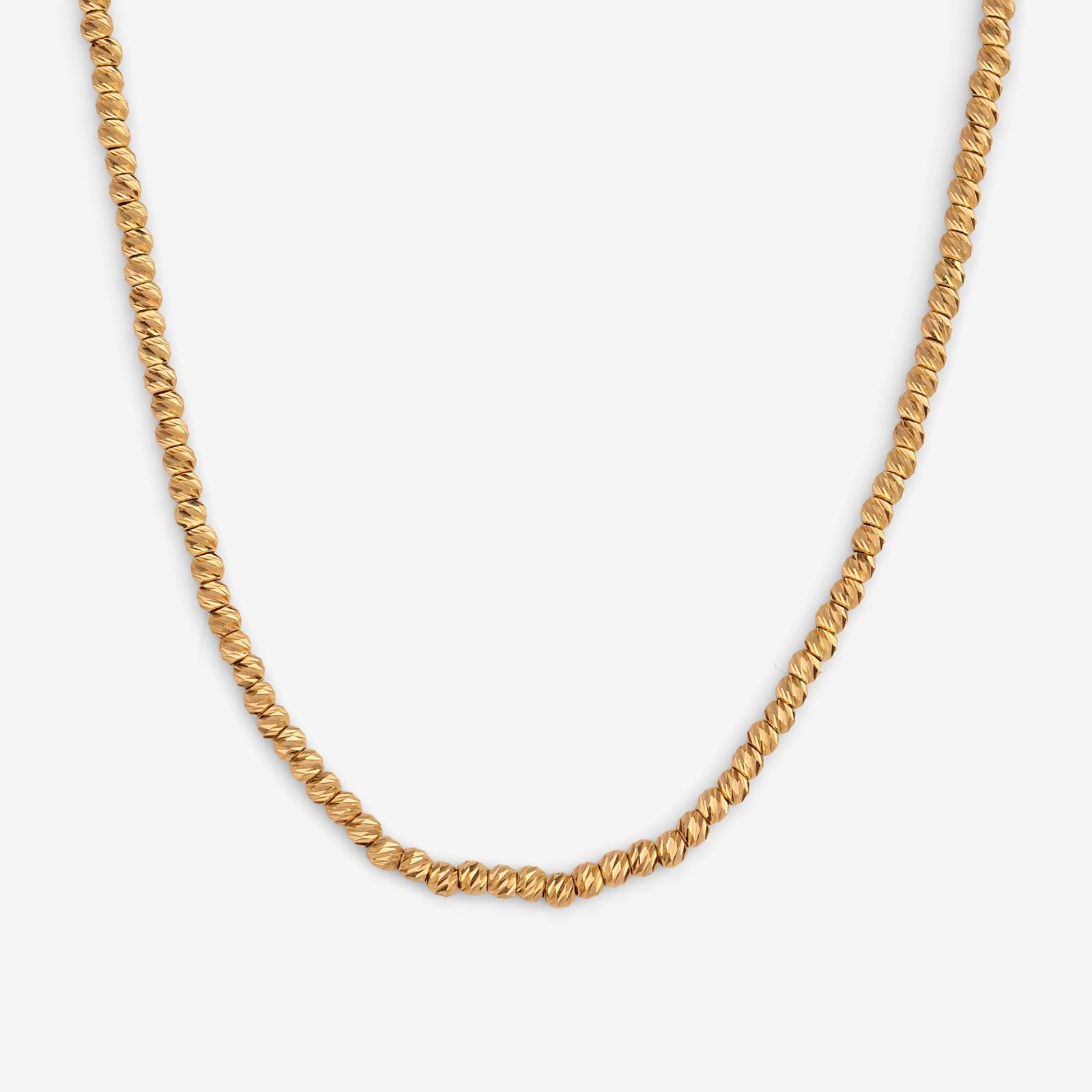 گردنبند طلا 18 عیار زنانه با زنجیر البرنادو وی گالری مدل NC1703 -  - 1