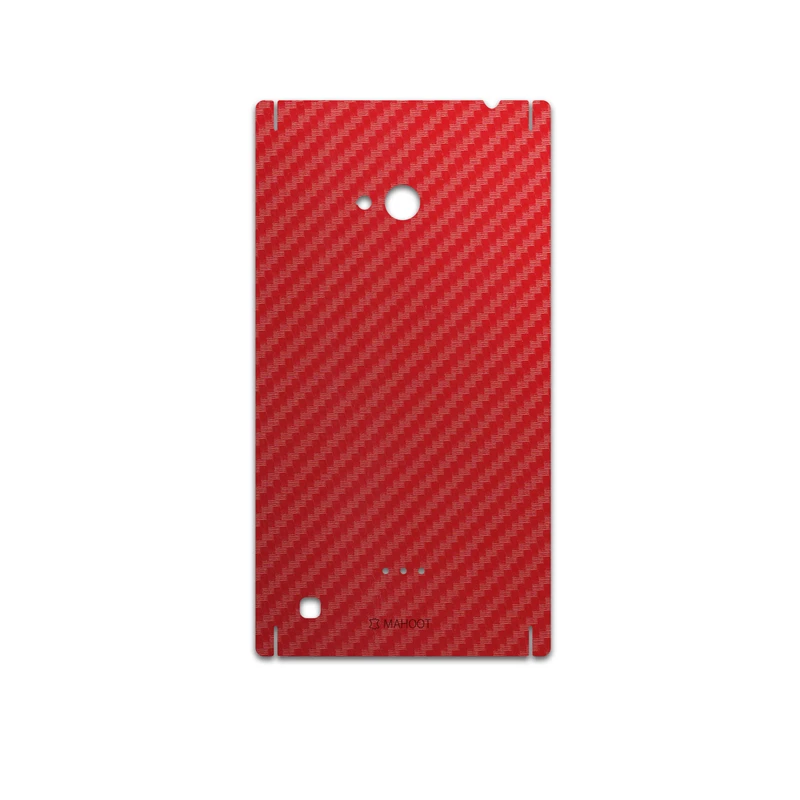 برچسب پوششی ماهوت مدل Red-Fiber مناسب برای گوشی موبایل نوکیا Lumia 720