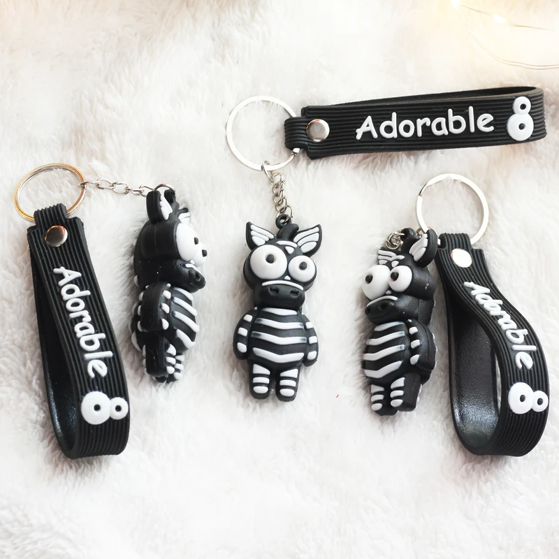 عکس شماره 4 : جاکلیدی مدل سیلیکونی فانتزی گورخر