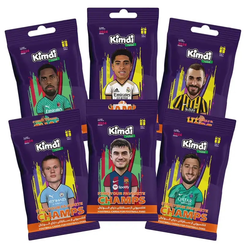 اسباب بازی شانسی کیمدی مدل چمپس بسته 12 عددی