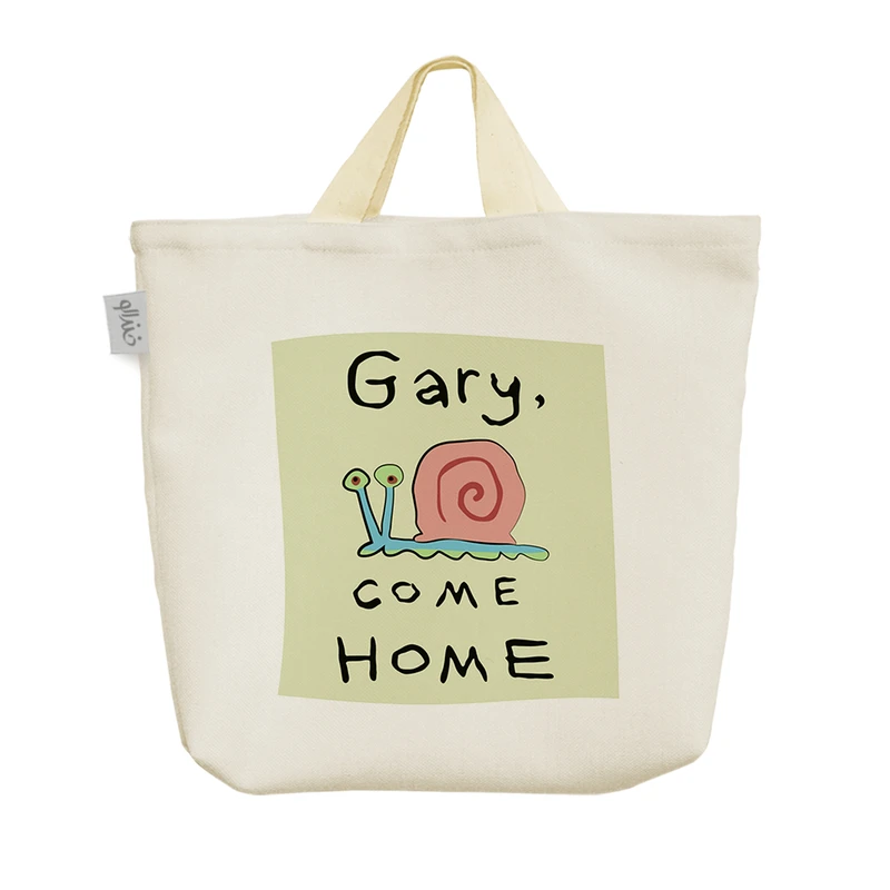 ساک خرید خندالو مدل گری باب اسفنجی کد H977