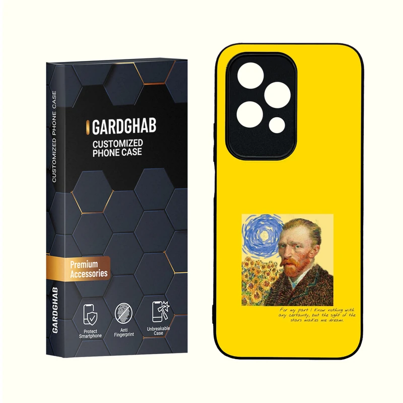 کاور گارد قاب مدل دورژله ای پشت گلس هنری مناسب برای گوشی موبایل آنر Honor 200 Lite 5G