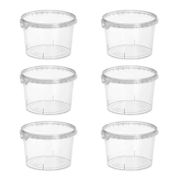 ظرف نگهدارنده پیکنیک مدل 750cc بسته 6 عددی