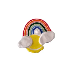 جاعودی سرامیکی طرح رنگین کمان