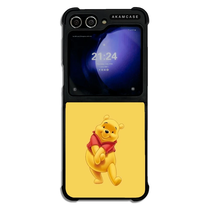 کاور آکام مدل AMC-WSGZFLIP5-POOH-19 مناسب برای گوشی موبایل سامسونگ Galaxy Z Flip 5