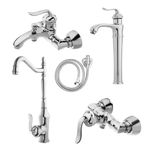 ست شیرآلات نایریکا مدل هلن  کد B-03 مجموعه 5 عددی