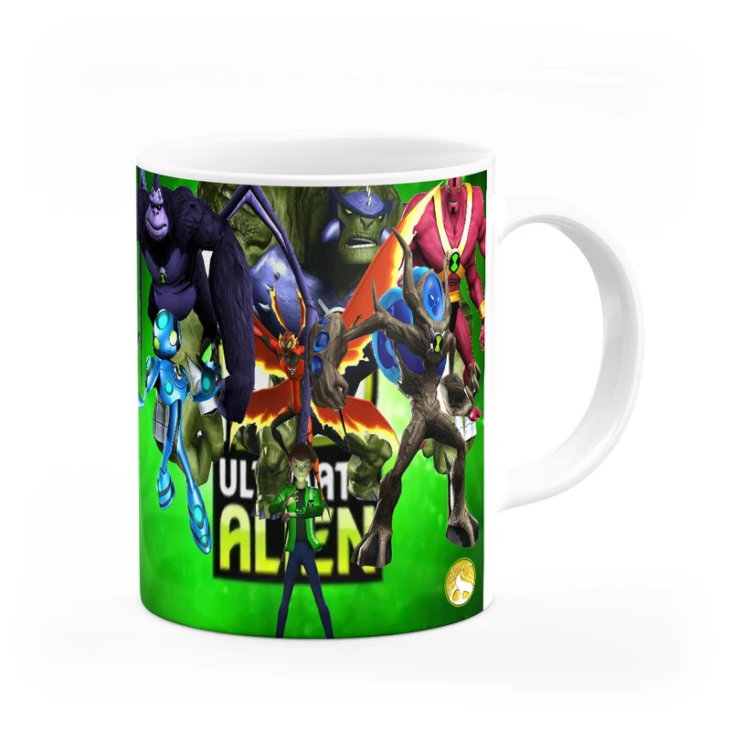 ماگ هومرو طرح انیمیشن بن تن Ben10 مدل MG3348