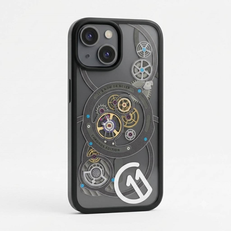 کاور اسپیگن مدل Chronos مناسب برای گوشی موبایل اپل iphone 15/13 