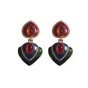 گوشواره زنانه مدل سنگی