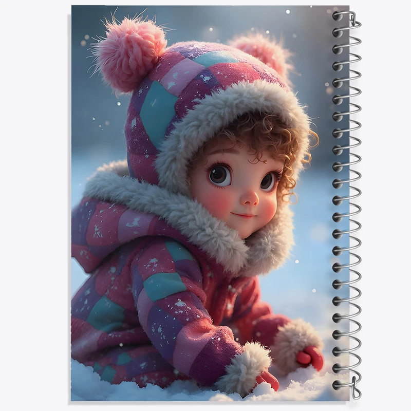 دفتر لیست خرید 50 برگ خندالو طرح دخترانه کیوت کد F8475