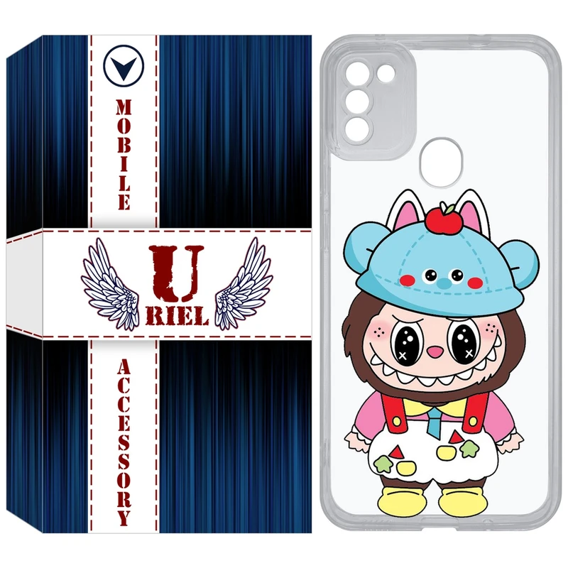کاور یوریل قاب مدل Clear کد 123 طرح لبوبو Labubu مناسب برای گوشی موبایل سامسونگ Galaxy A11 / M11