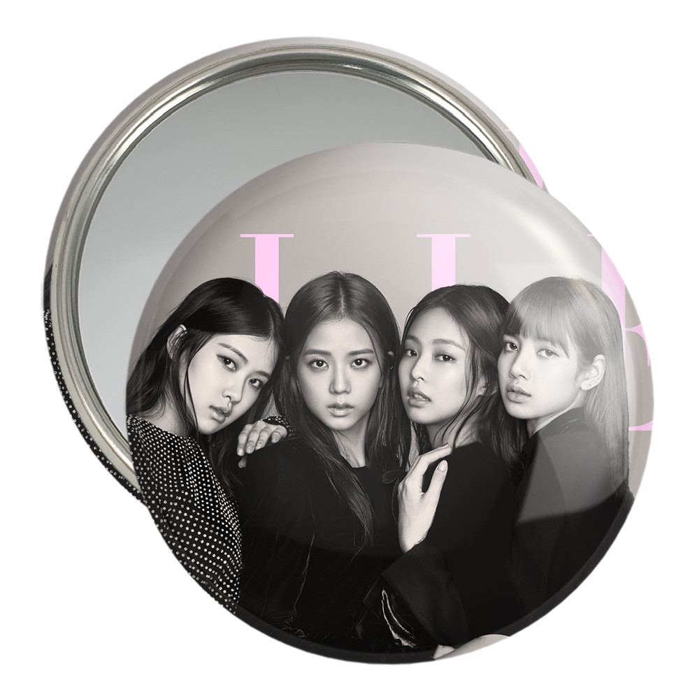 آینه جیبی خندالو مدل گروه بلک پینک Black Pink  کد 14582