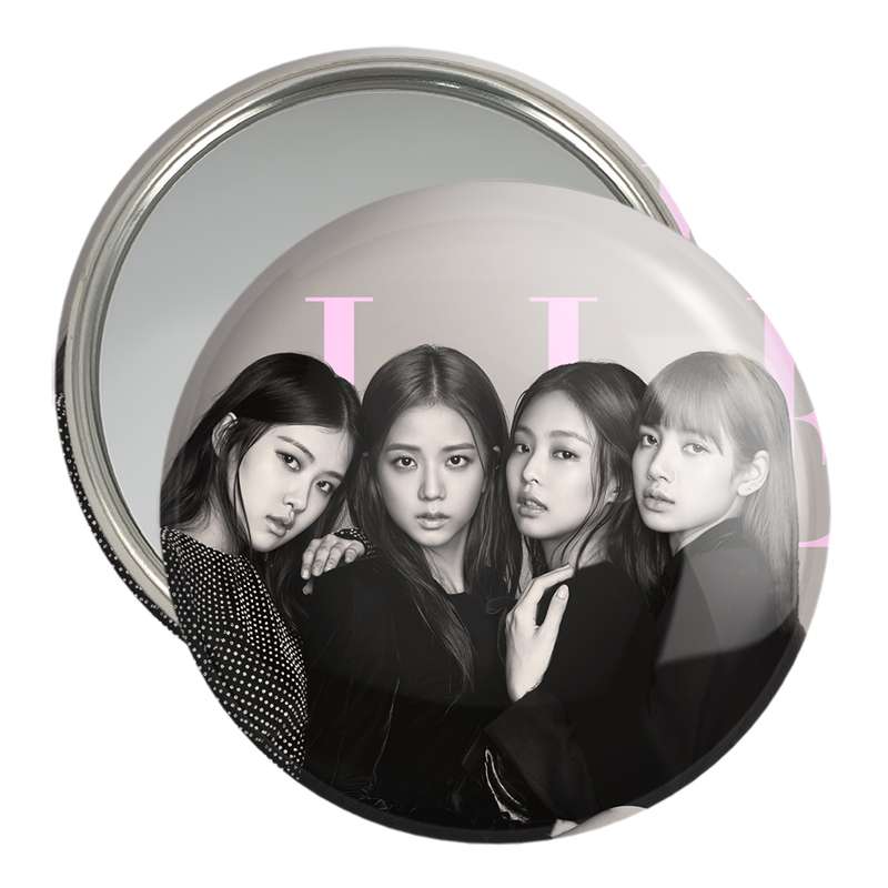 آینه جیبی خندالو مدل گروه بلک پینک Black Pink  کد 14582