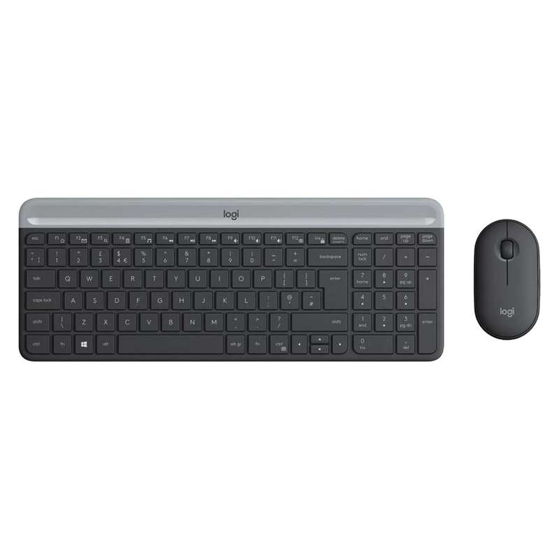 کیبورد و ماوس بی‌سیم لاجیتک مدل MK470، سوییچ ممبران، Full-Size