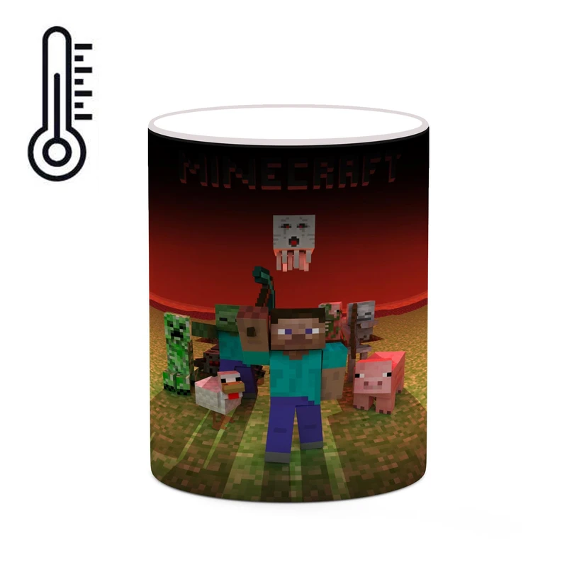 ماگ حرارتی کاکتی طرح ماینکرافت minecraft مدل mgh41224