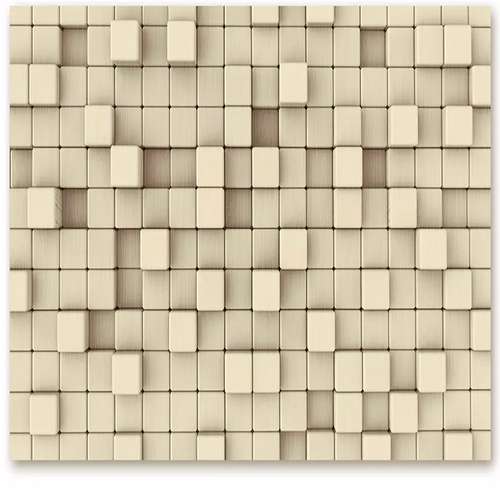 پوستر دیواری سه بعدی مدل زمینه هندسی مربع کد DVRF2276