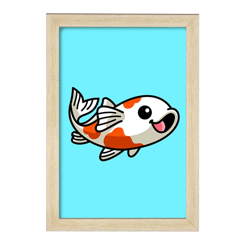 تابلو خندالو مدل حیوانات آبزی ماهی کد 28160